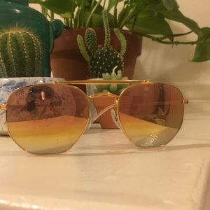 Sunglasses Hut Exclusive - Pink and Gold Ray Bans